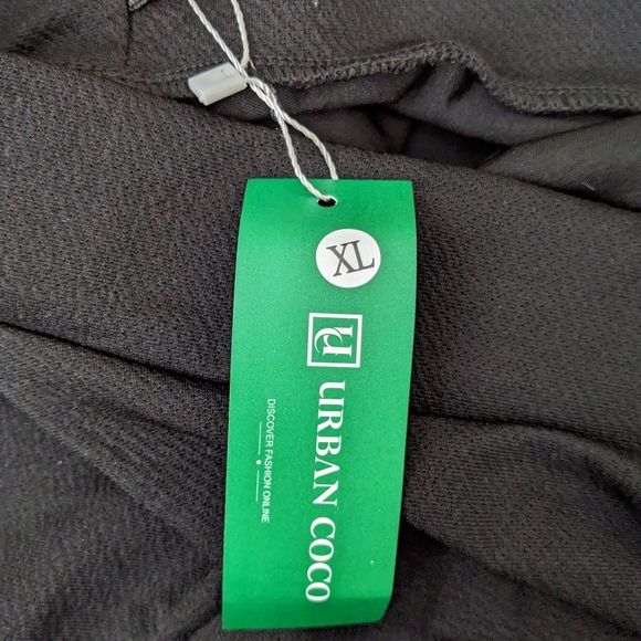 NWT Urban CoCo Black Versatile Stretchy Flared Casual Mini Skater Skirt Size XL - Picture 9 of 10